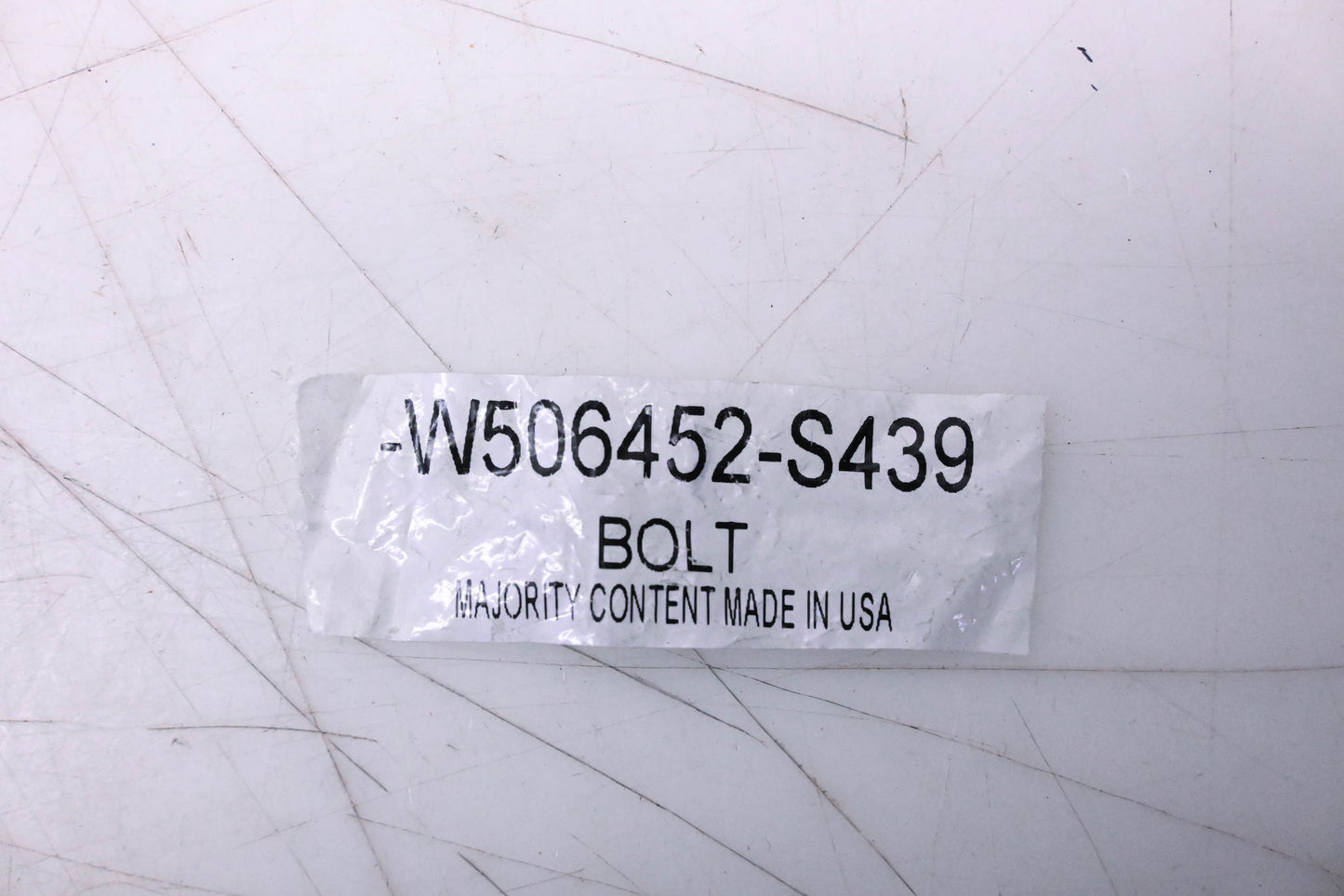 New OEM Ford W506452-S439 Inner Bracket Bolt NOS