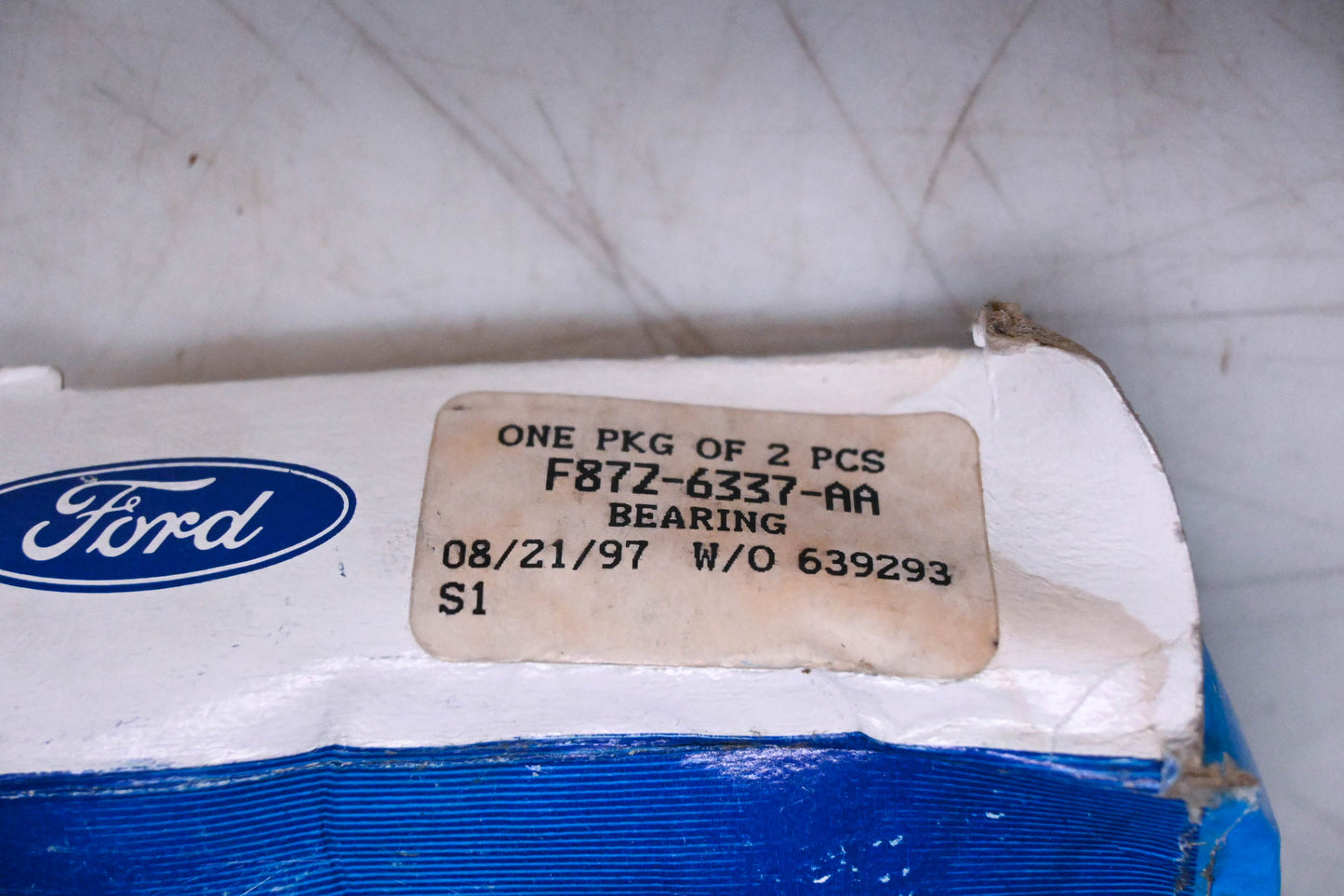 New OEM Ford F87Z6337AA Main Engine Crankshaft Bearing Kit NOS