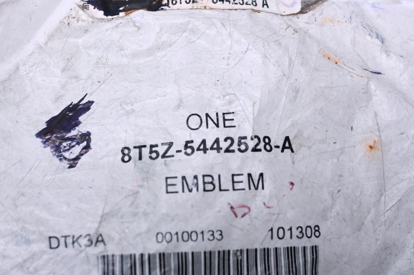 New OEM Ford 8T5Z-5442528-A Trunk Lid Emblem NOS