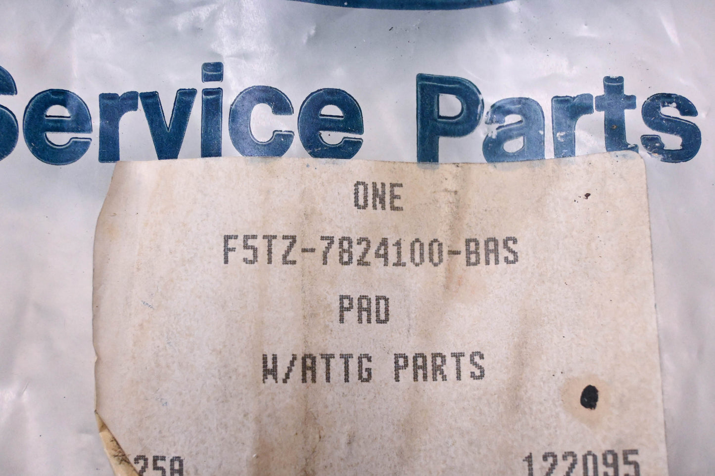 New OEM Ford F5TZ-7824100-BAS Arm Rest Pad Kit NOS