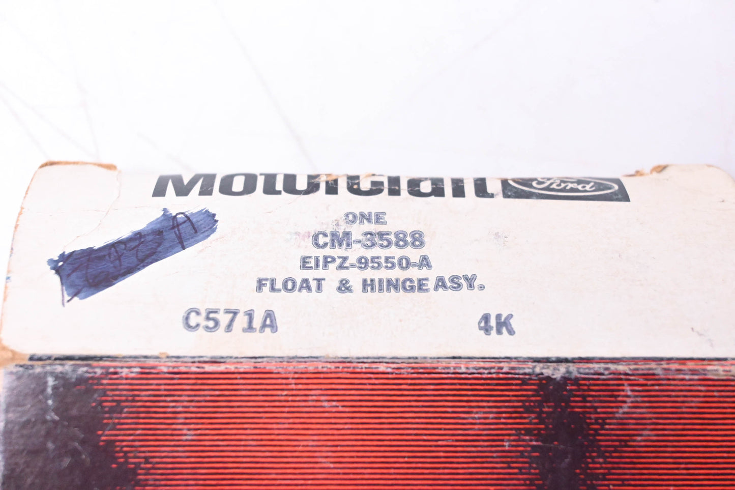 New OEM Motorcraft CM-3588, E1PZ-9550-A Carburetor Float & Hinge Assembly Kit NOS