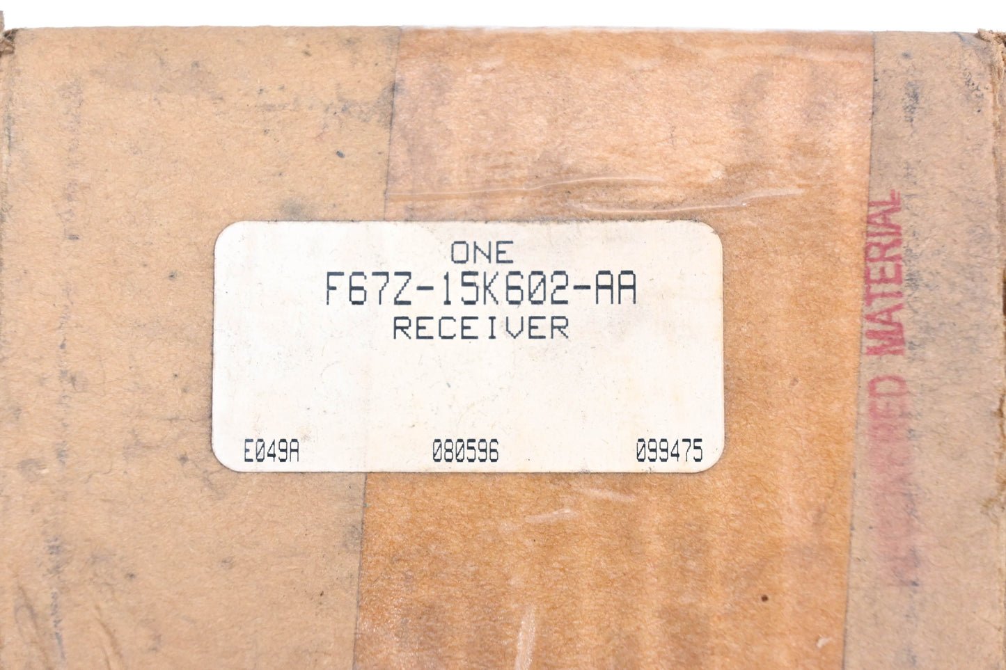 New OEM Ford F67Z-15K602-AA, F67F-15K602-AA Anti-Theft Keyless Remote Module Receiver NOS