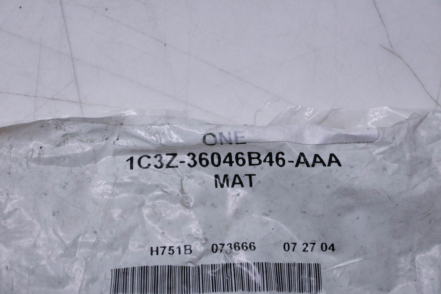 New OEM Ford 1C3Z-36046B46-AAA Instrument Panel Shelf Mat NOS