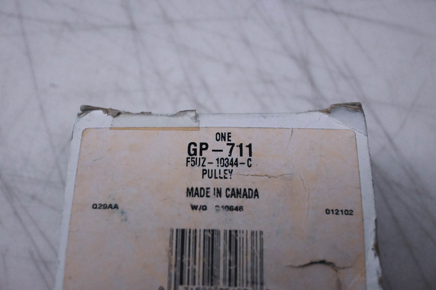 New OEM Motorcraft GP-711, F5UZ-10344-C Alternator 8 Groove Pulley NOS
