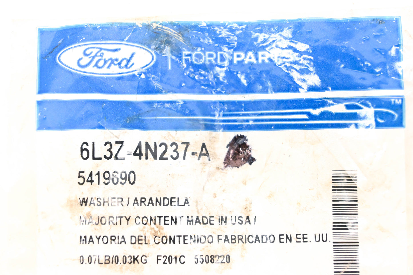 New OEM Ford 6L3Z-4N237-A, 5419690 Washer NOS