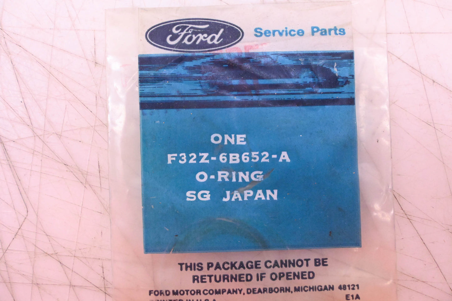 New OEM Ford F32Z-6B652-A O-Ring NOS