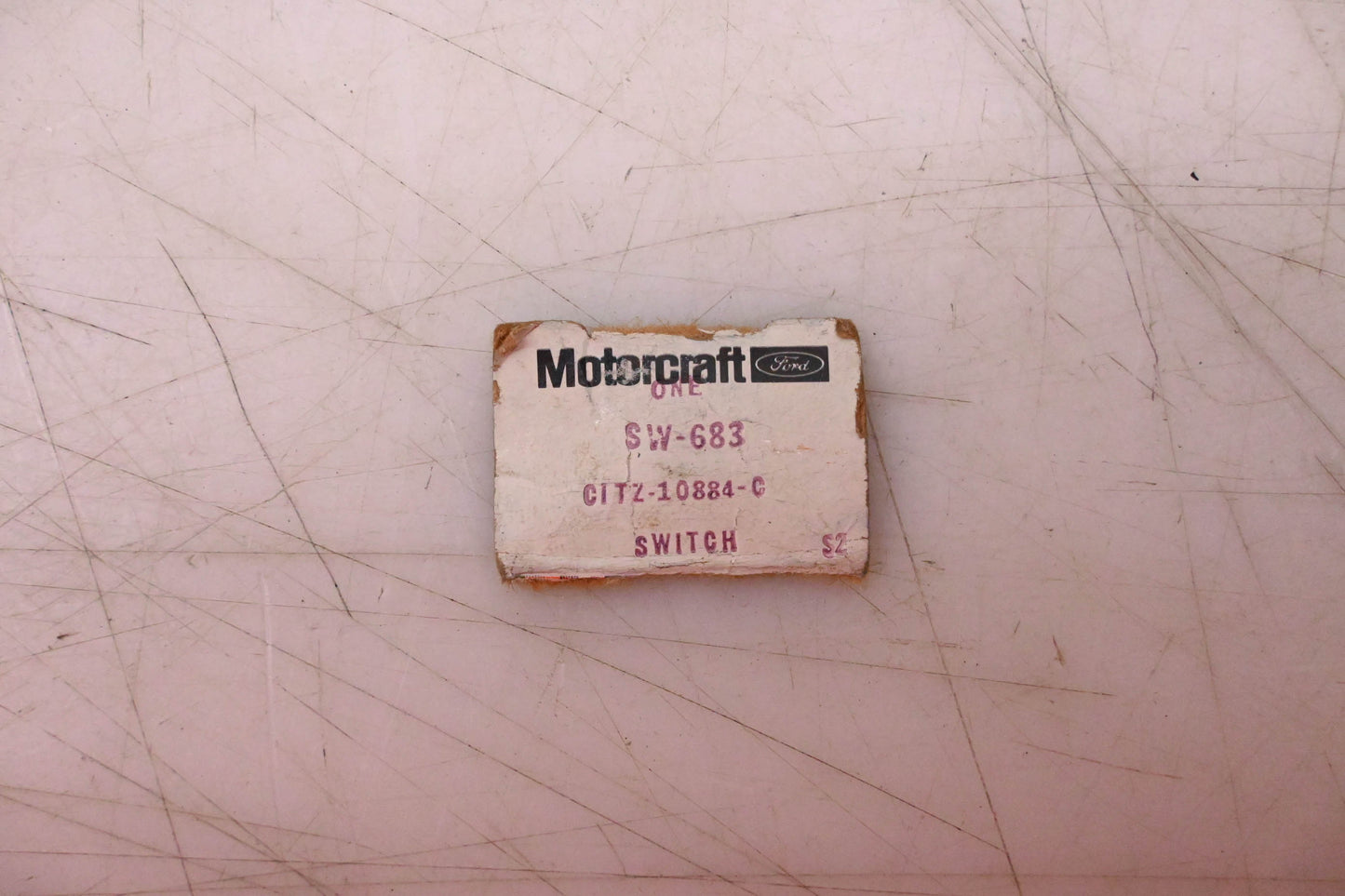 New OEM Motorcraft SW-683, C1TZ-10884-C Switch Assembly NOS