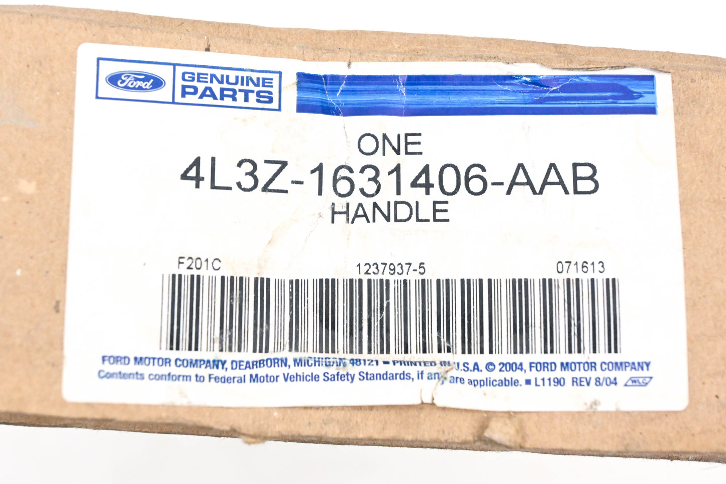 New OEM Ford 4L3Z-1631406-AAB Interior Grip Handle NOS