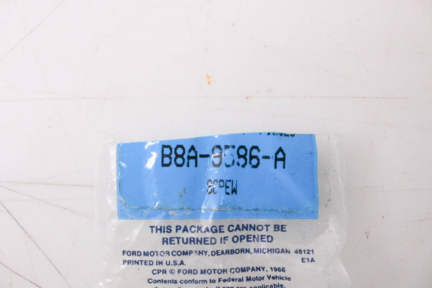 New OEM Ford B8A-9586-A Screw NOS