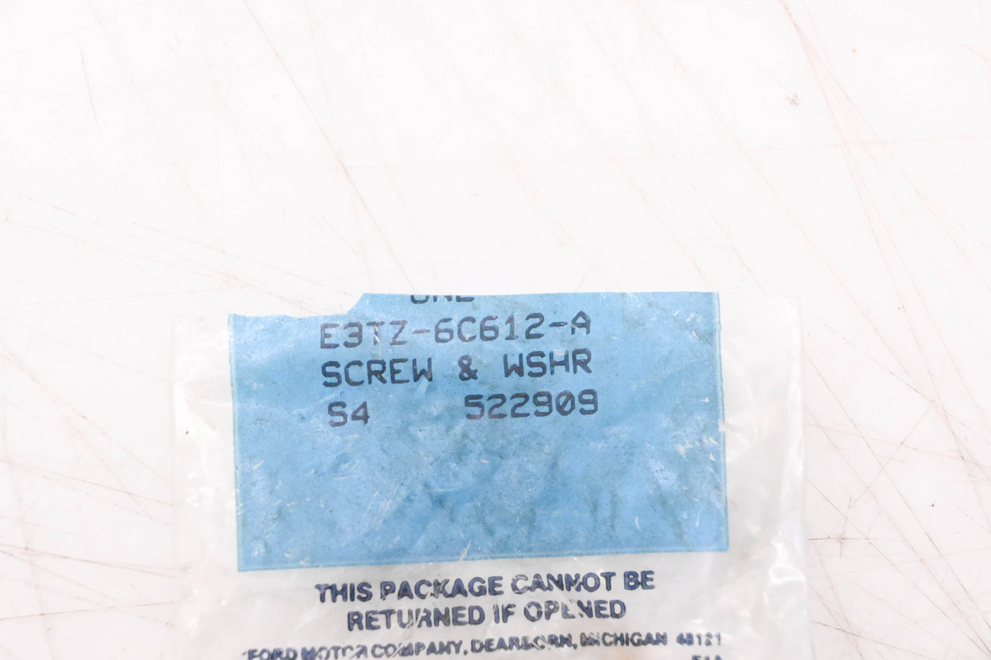 New OEM Ford E3TZ-6C612-A Screw & Washer Assembly NOS