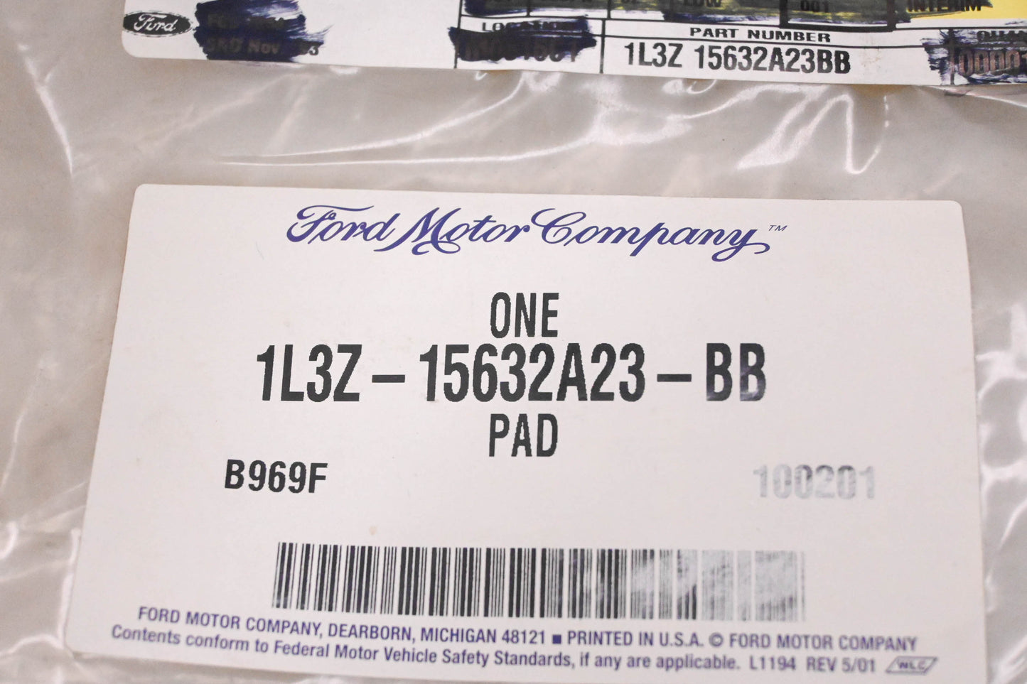 New OEM Ford 1L3Z-15632A23-BB Seat Cushion Pad NOS