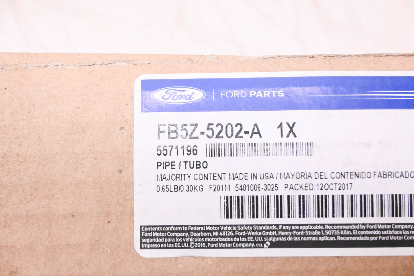 New OEM Ford FB5Z-5202-A Muffler Exhaust Pipe Extension NOS