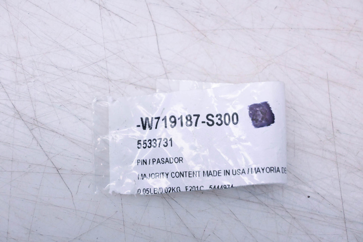 New OEM Ford W719187-S300 Fender Liner Rivet NOS