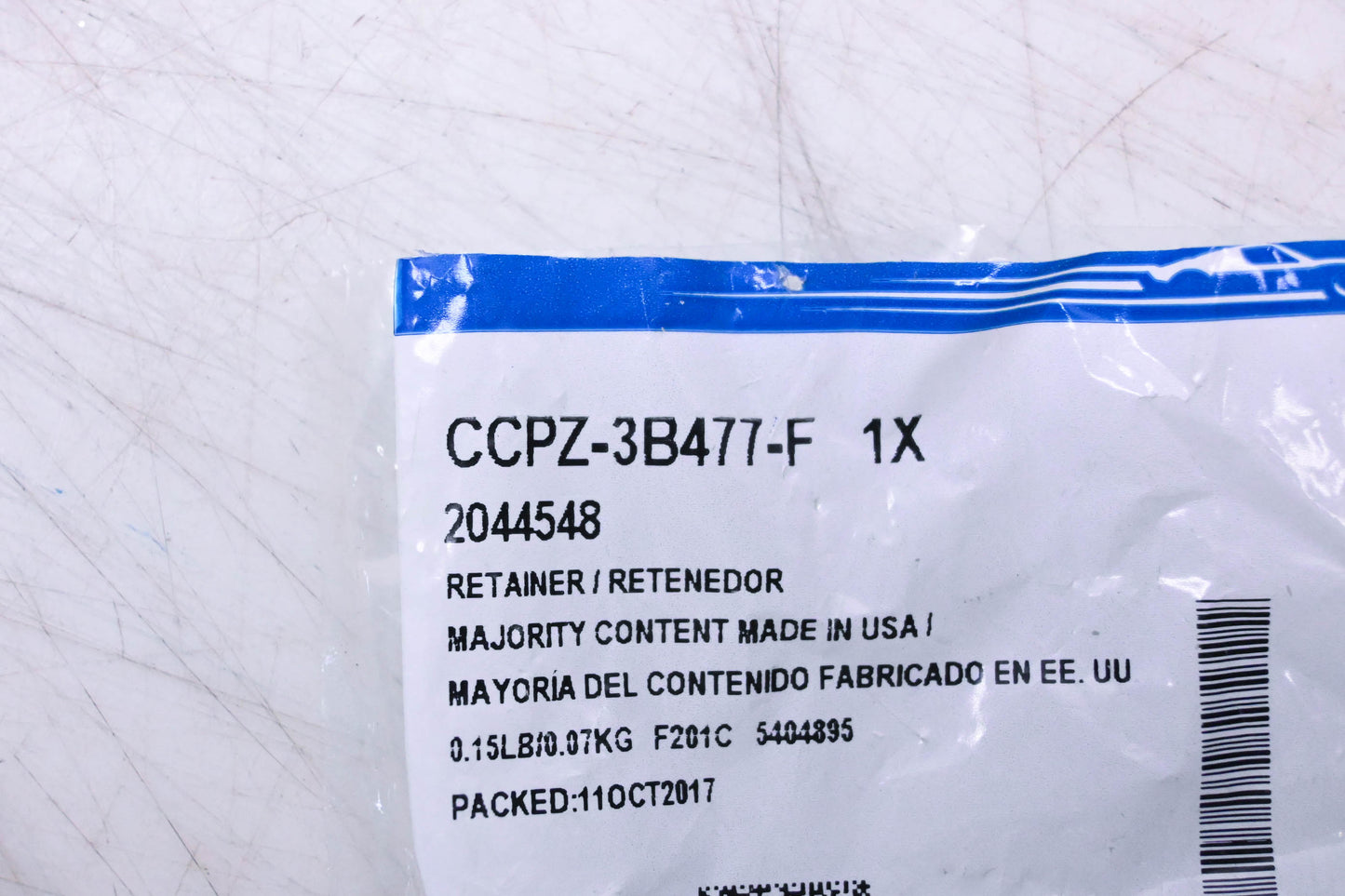 New OEM Ford CCPZ-3B477-F, 2044548 Retainer NOS
