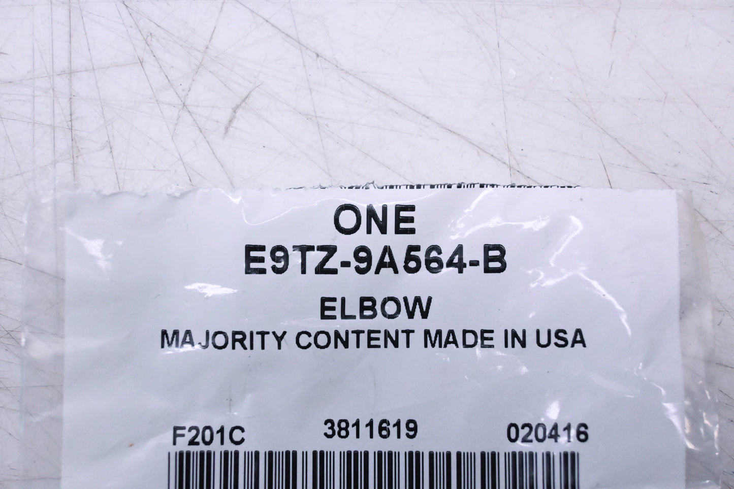 New OEM Ford E9TZ-9A564-B Fuel Return Elbow NOS