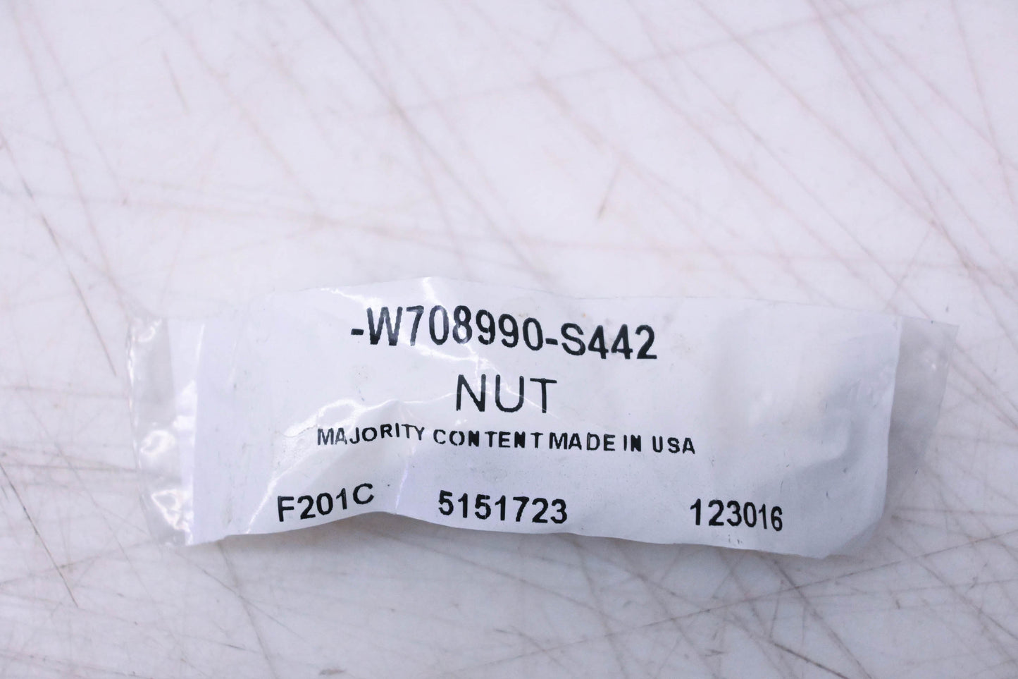 New OEM Ford W708990-S442 Stabilizer Link Nut NOS