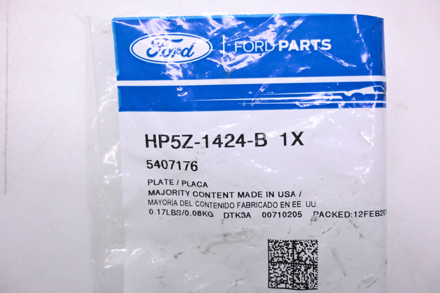New OEM Ford HP5Z-1424-B, 5407176 Mounting Plate NOS