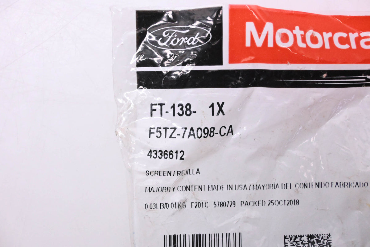 New OEM Motorcraft FT-138, F5TZ-7A098-CA, 4336612 Transmission Filter Assembly NOS