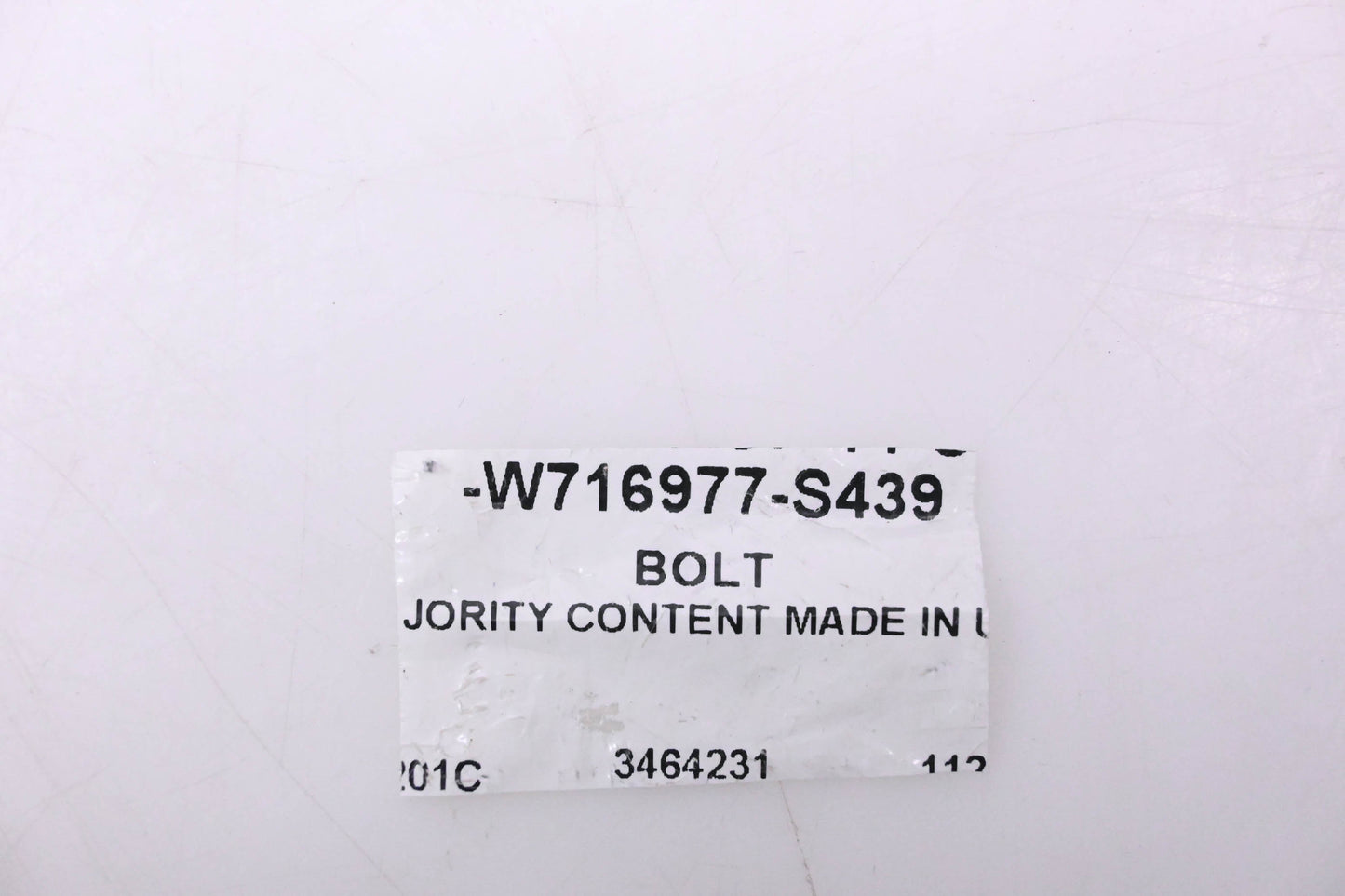 New OEM Ford W716977-S439 Bolt NOS