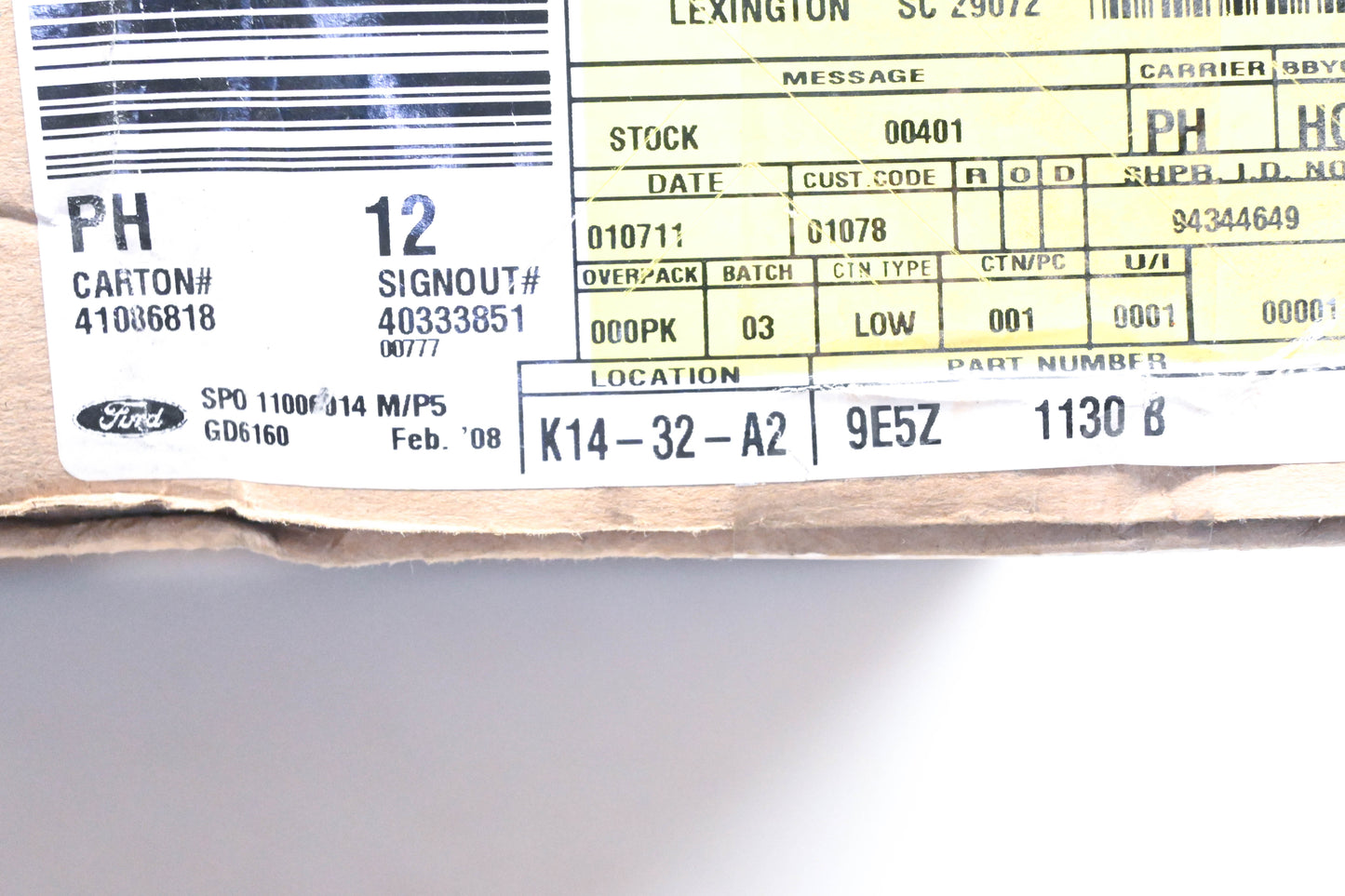 New OEM Ford 9E5Z-1130-B Wheel Cover NOS