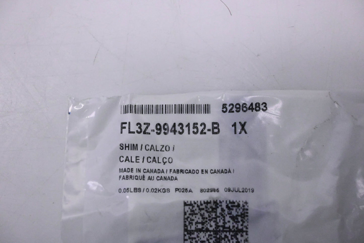 New OEM Ford FL3Z-9943152-B, 5296483 Pivot Shim NOS