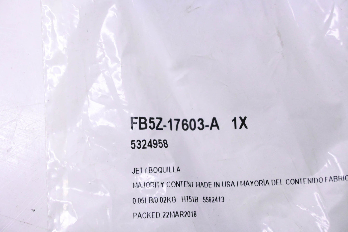 New OEM Ford FB5Z-17603-A, 5324958 Windshield Washer Nozzle Assembly NOS