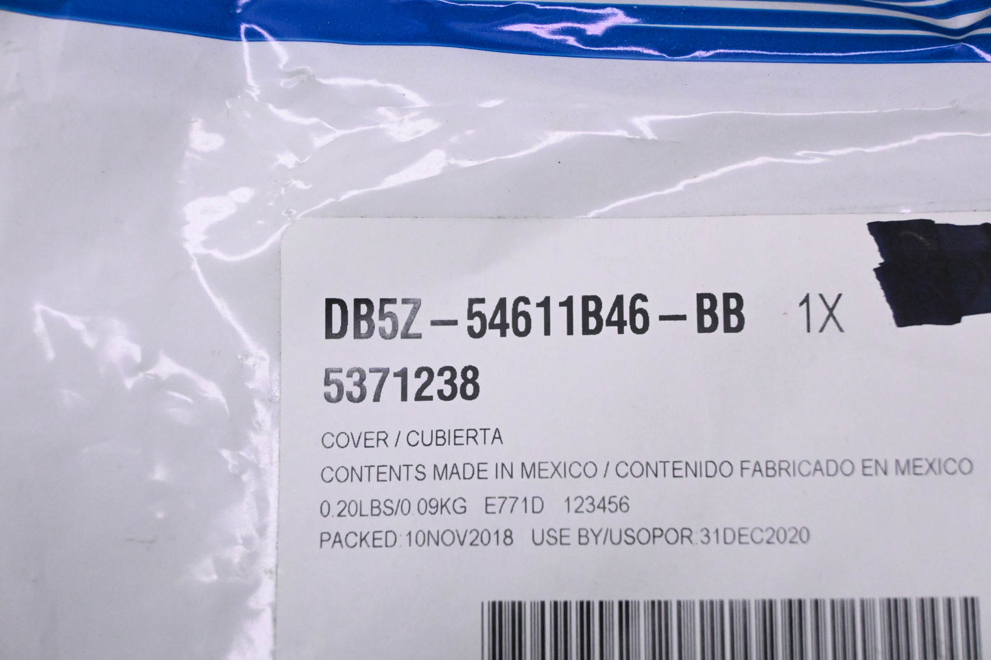 New OEM Ford DB5Z-54611B46-BB, 5371238 Cover NOS