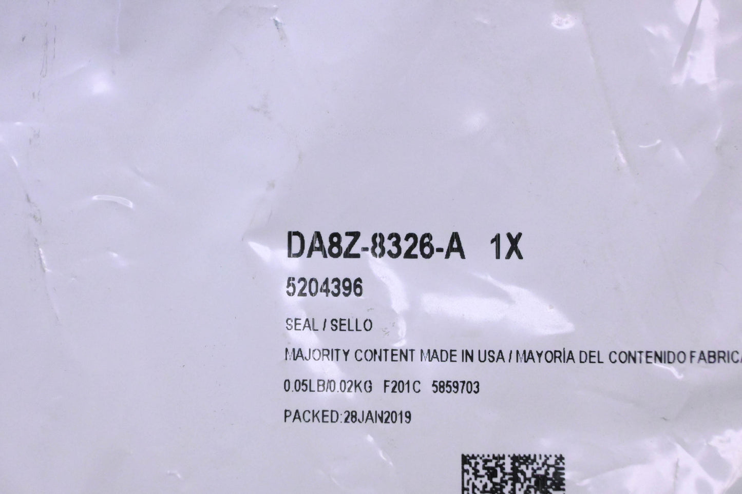 New OEM Ford DA8Z-8326-A, 5204396 Upper Radiator Seal NOS