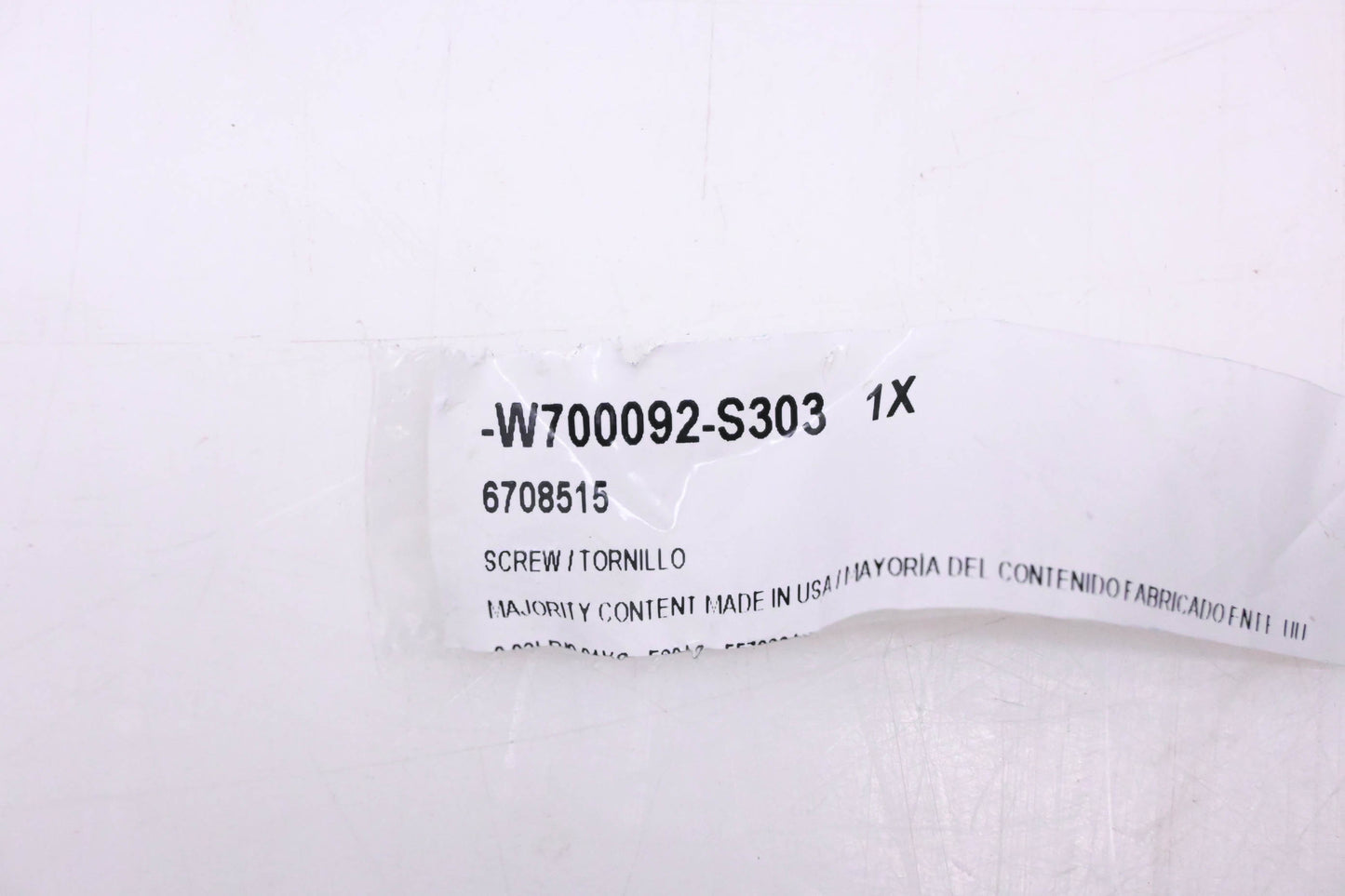 New OEM Ford W700092-S303, 6708515 Door Trim Panel Screw NOS