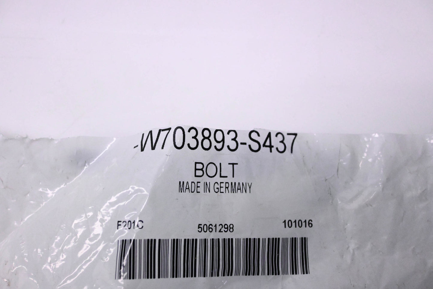 New OEM Ford W703893-S437 Bolt & Washer Assembly NOS