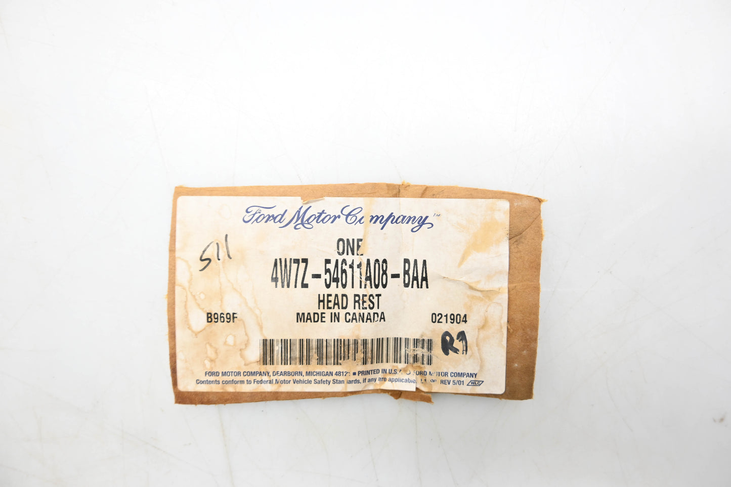 New OEM Ford 4W7Z-54611A08-BAA Tan Head Rest NOS