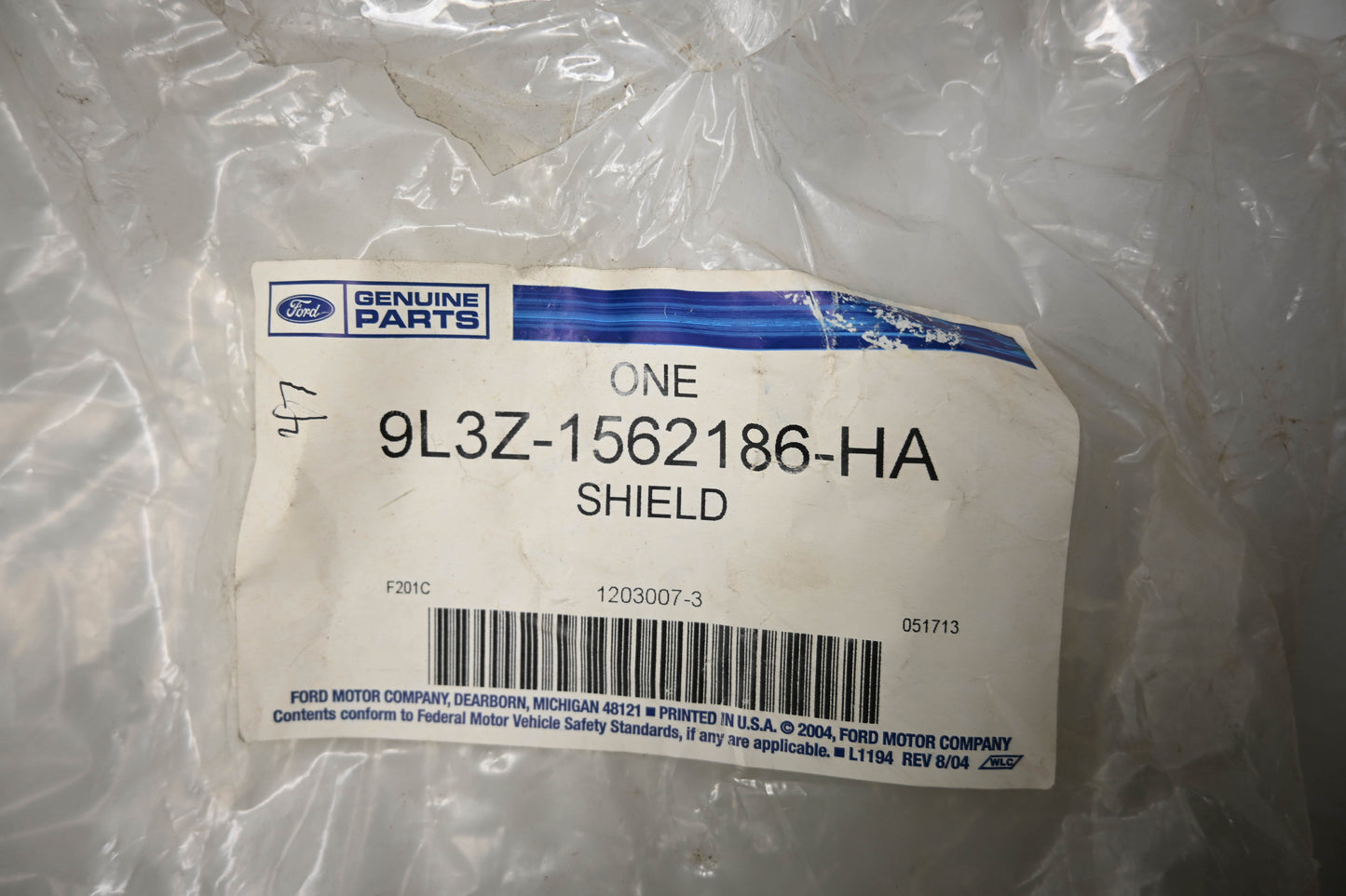 New OEM Ford 9L3Z-1562186-HA Passenger Seat Track Cover NOS