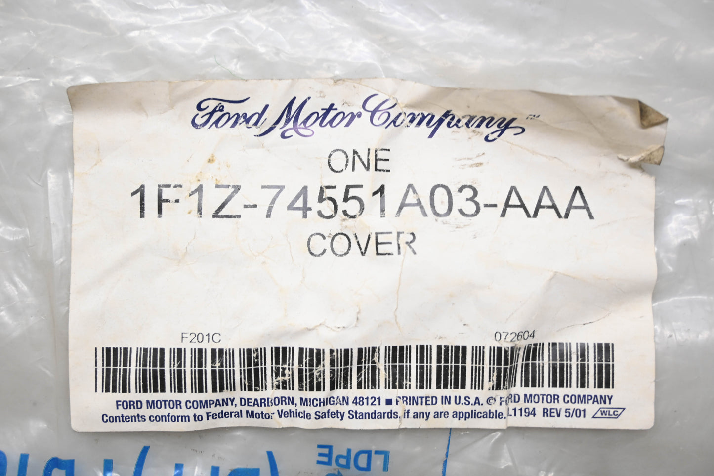 New OEM Ford 1F1Z-74551A03-AAA Trim Panel NOS