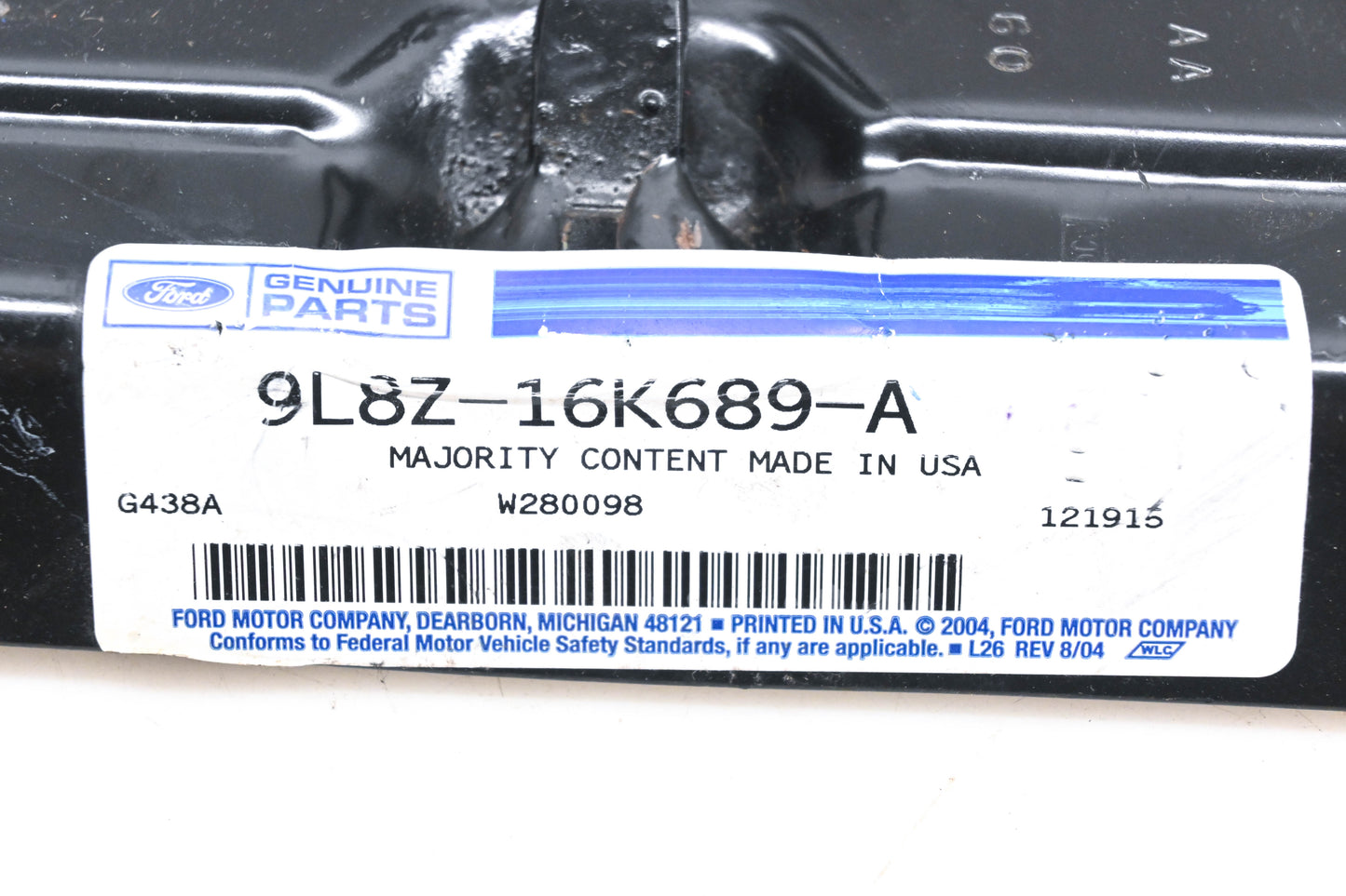 New OEM Ford 9L8Z-16K689-A Hood Latch Striker Plate NOS