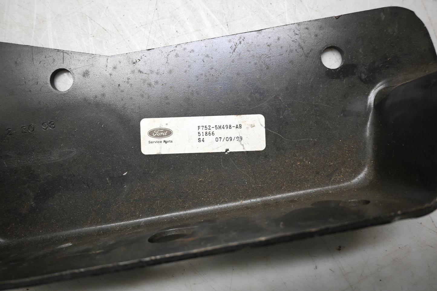 New OEM Ford F75Z-5M498-AB Reinforcement Bracket NOS