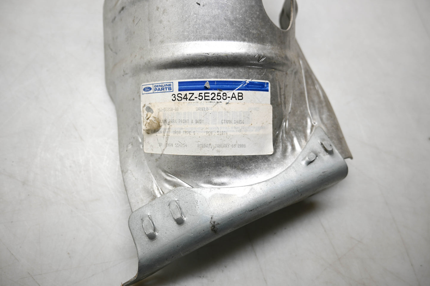 New OEM Ford 3S4Z-5E258-AB, 3S41-5K282-AC Exhaust Manifold Heat Shield NOS