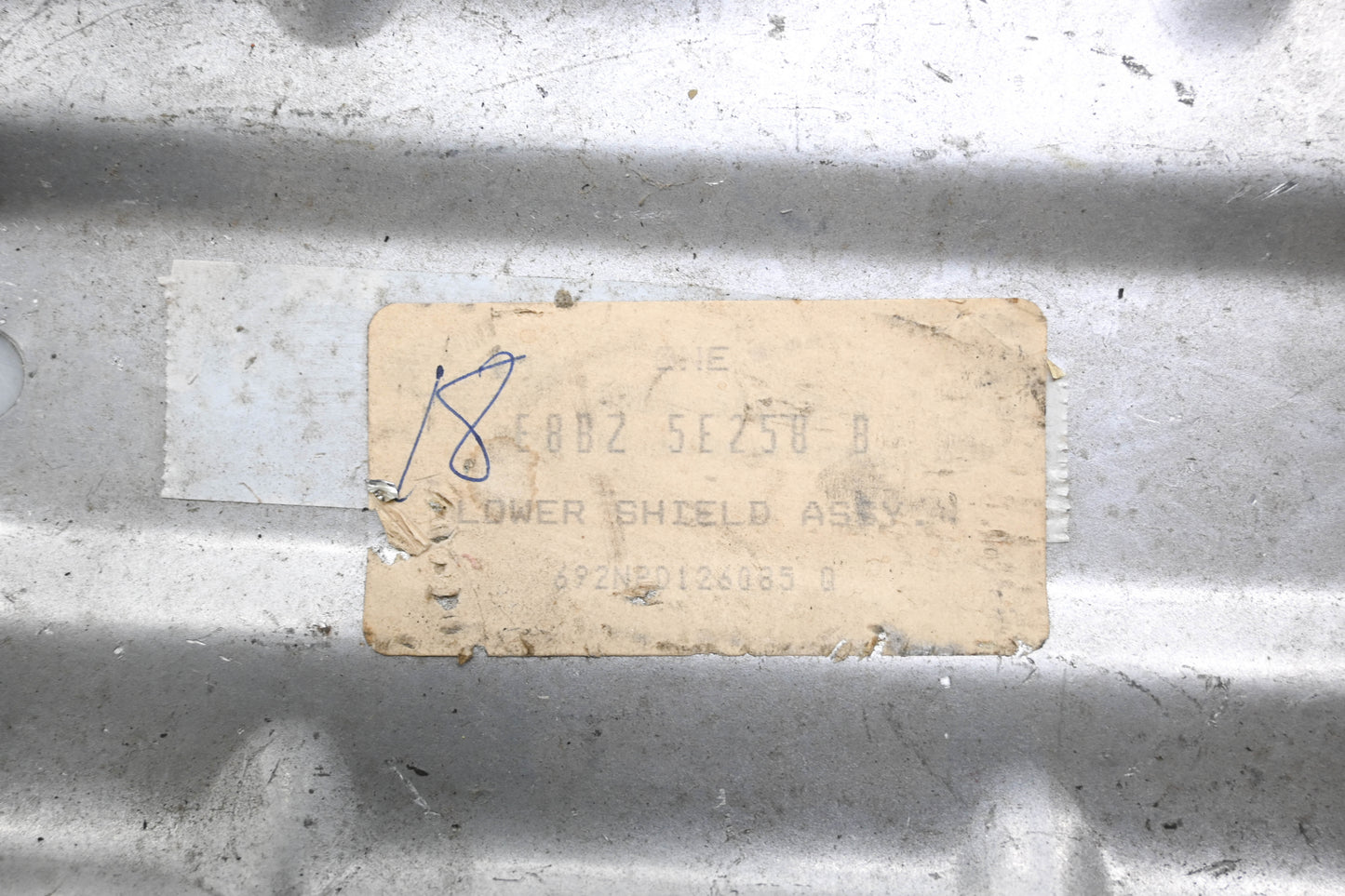 New OEM Ford E8BZ-5E258-B Exhaust Lower Heat Shield NOS