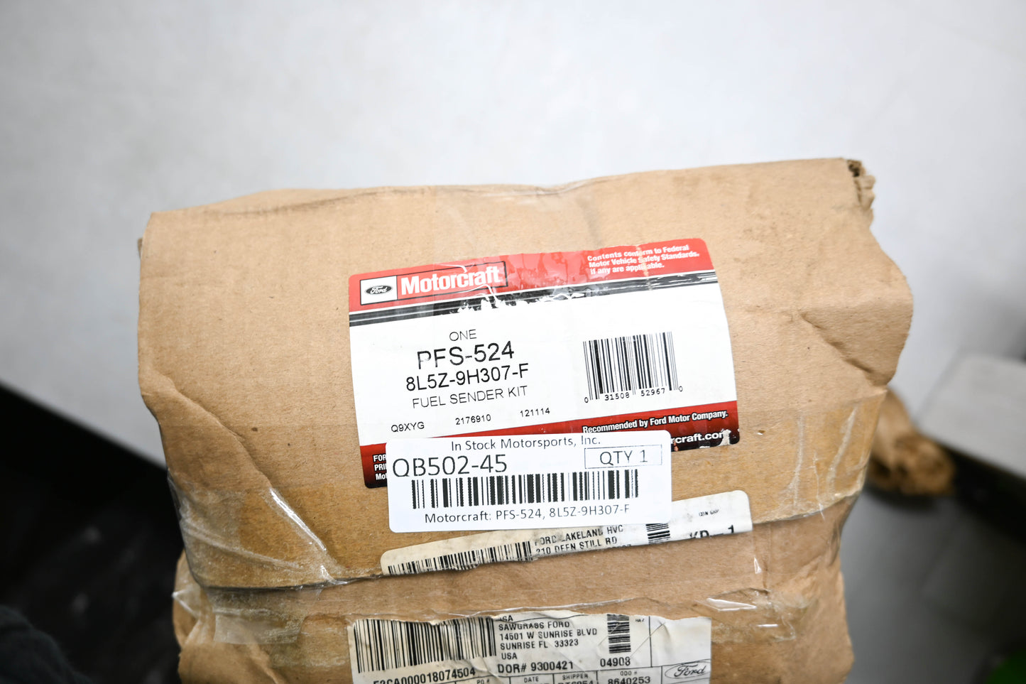 New OEM Motorcraft PFS-524, 8L5Z-9H307-F Fuel Pump Sender Assembly NOS