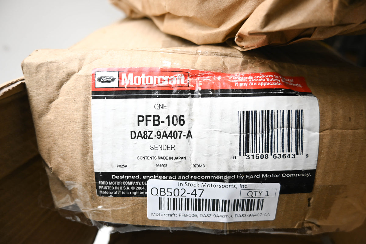 New OEM Motorcraft PFB-106, DA8Z-9A407-A, DA83-9A407-AA Fuel Pump Assembly NOS