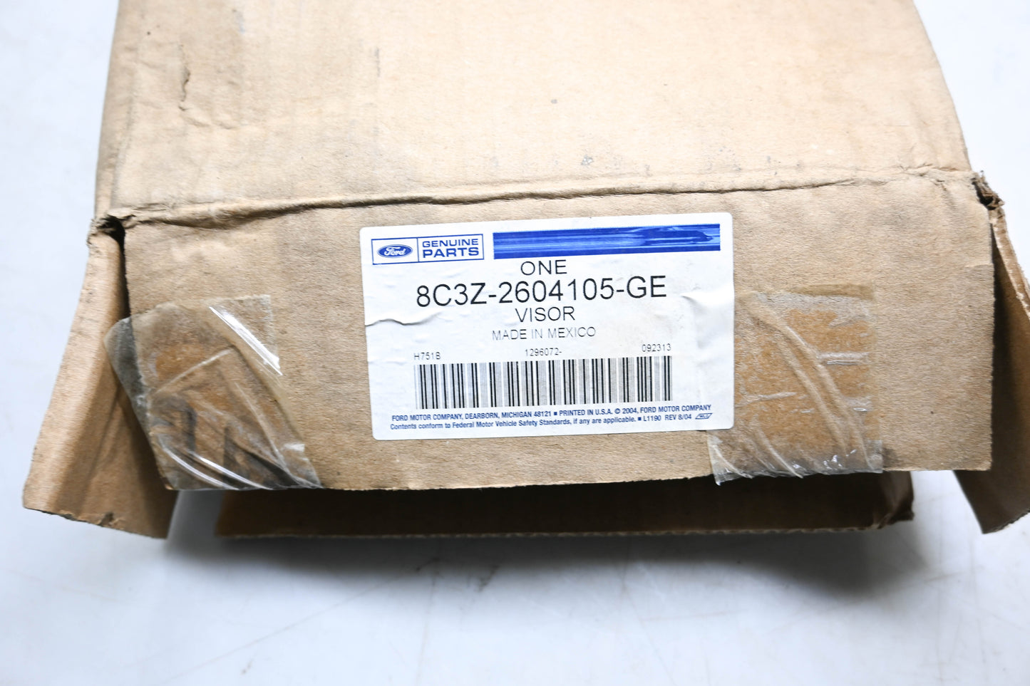 New OEM Ford 8C3Z-2604105-GE Sun Visor NOS