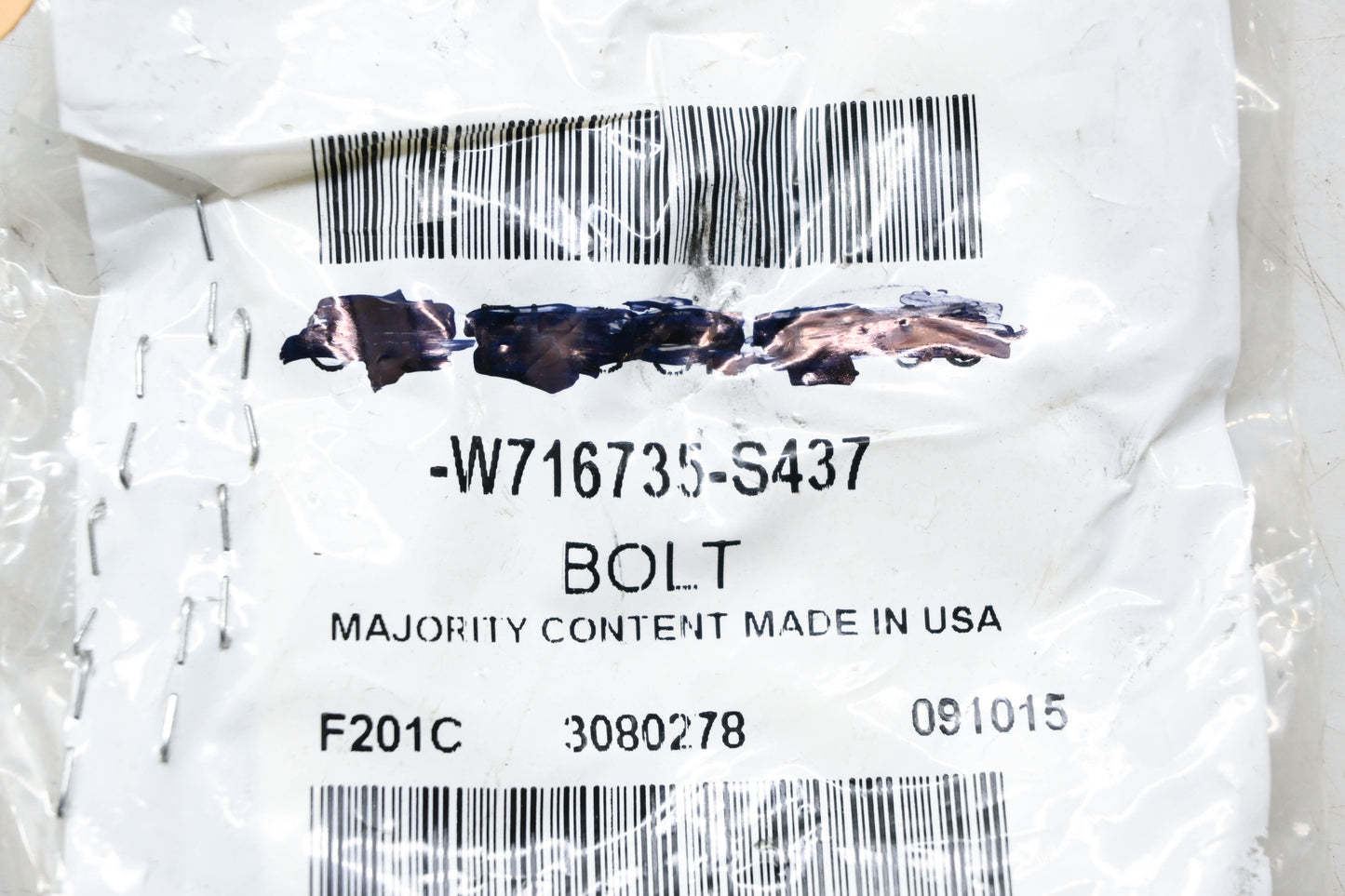 New OEM Ford W716735-S437 Water Pump Assembly Bolt NOS