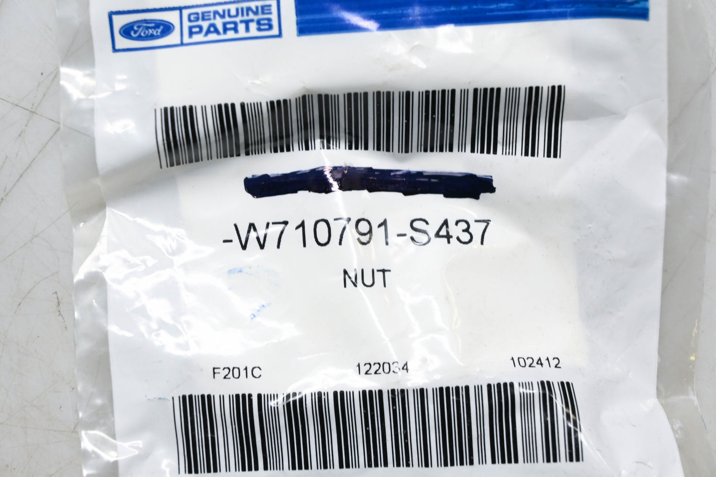 New OEM Ford W710791-S437 Side Rail Nut NOS