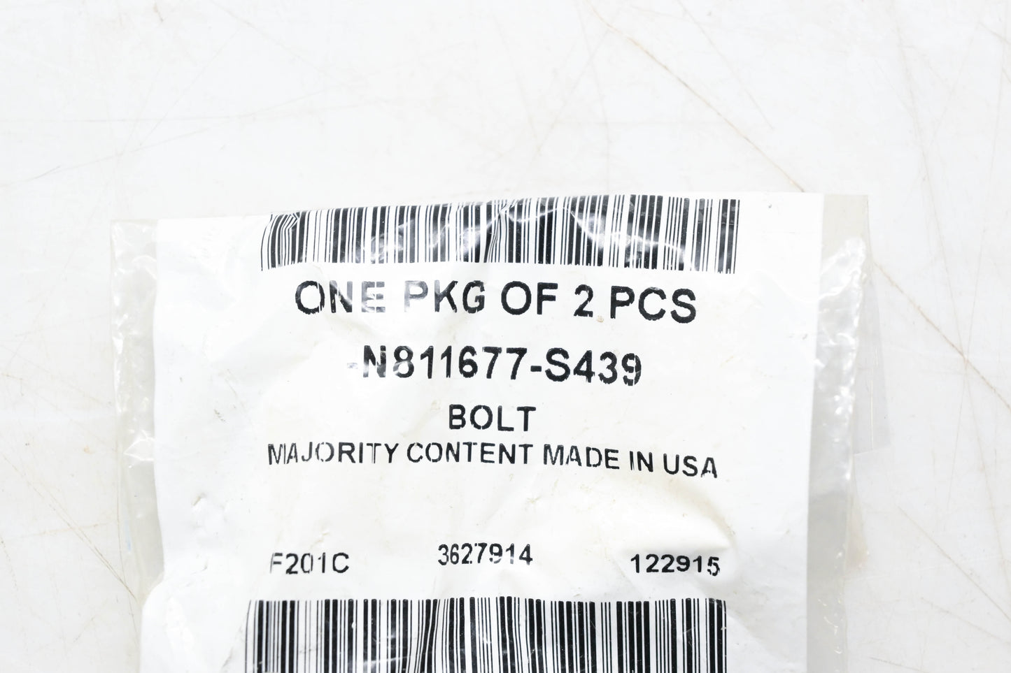 New OEM Ford N811677-S439 Control Arm Bolts Qty 2 NOS