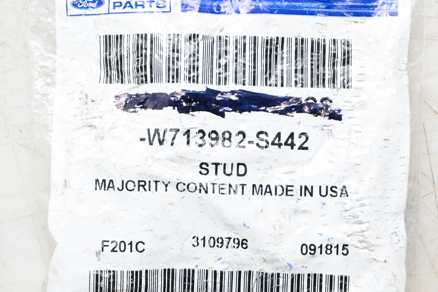 New OEM Ford W713982-S442 Transmission Upper Mount Stud NOS