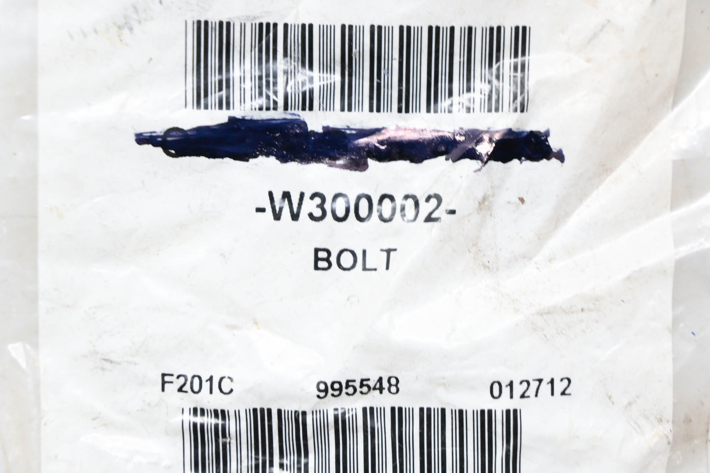 New OEM Ford W300002 Hex Flange Bolt NOS