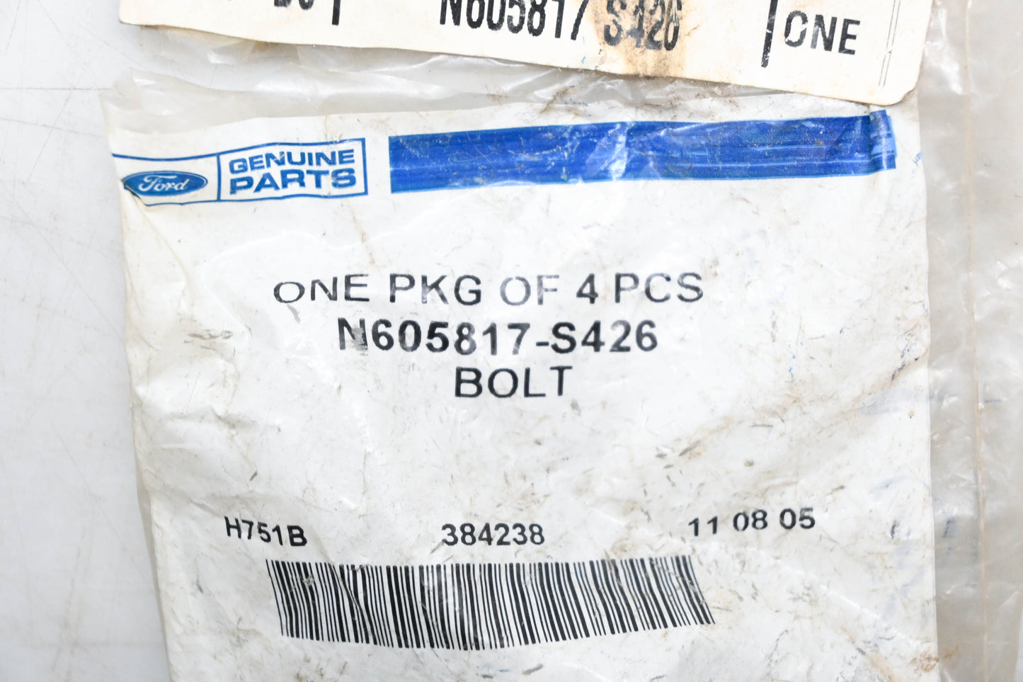 New OEM Ford N605817-S426 Trailer Hitch Bolts Qty 4 NOS
