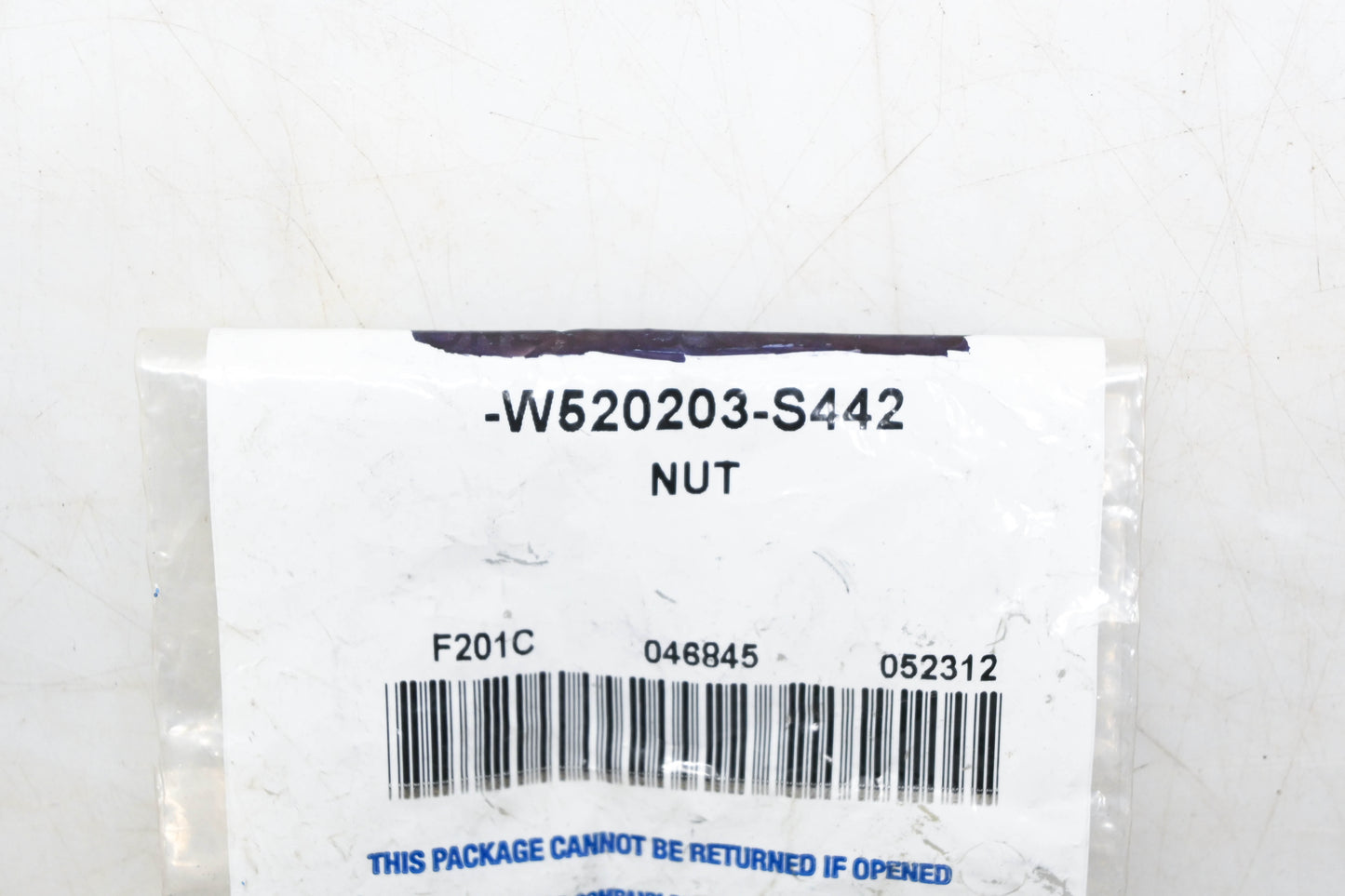 New OEM Ford W520203-S442 Outer Tie Rod Nuts Qty 2 NOS