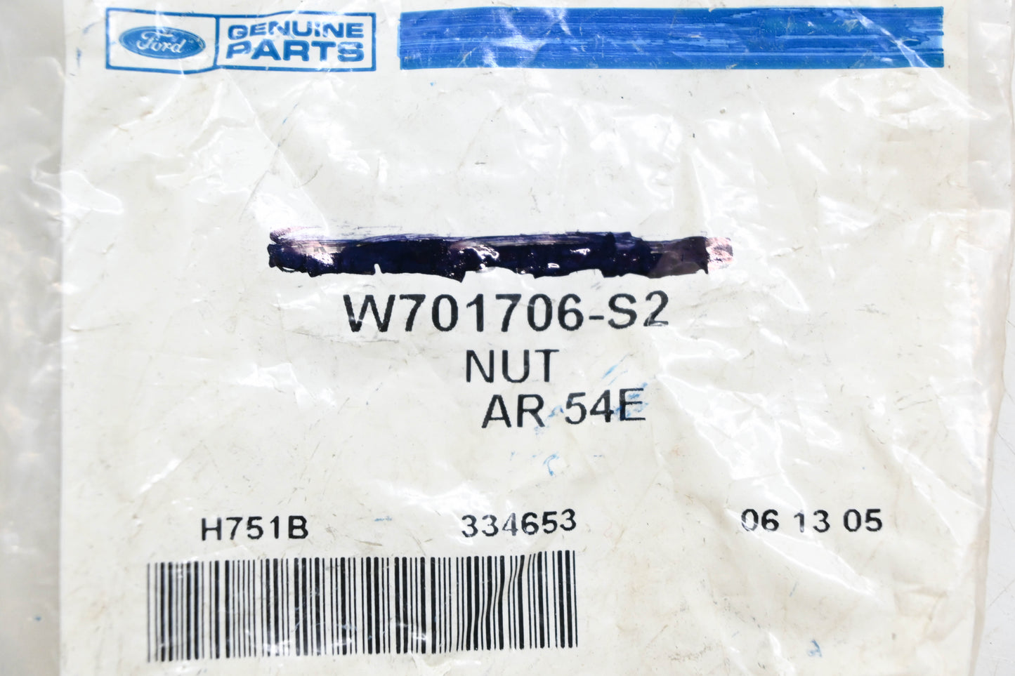 New OEM Ford W701706-S2 Hex Flange Nut NOS