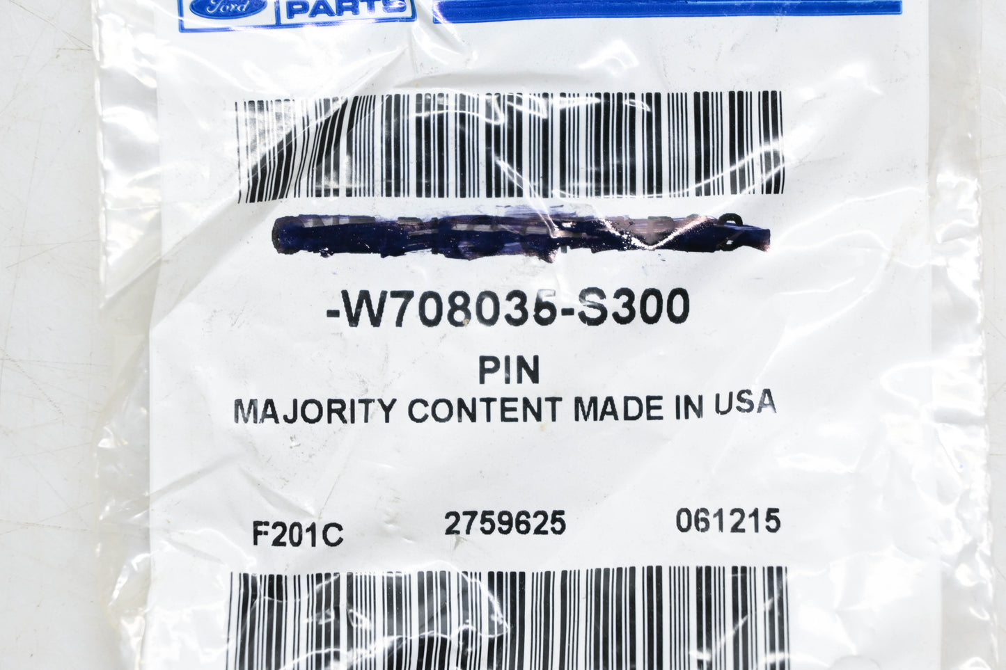 New OEM Ford W708035-S300 Fender Liner Retainer Clip NOS