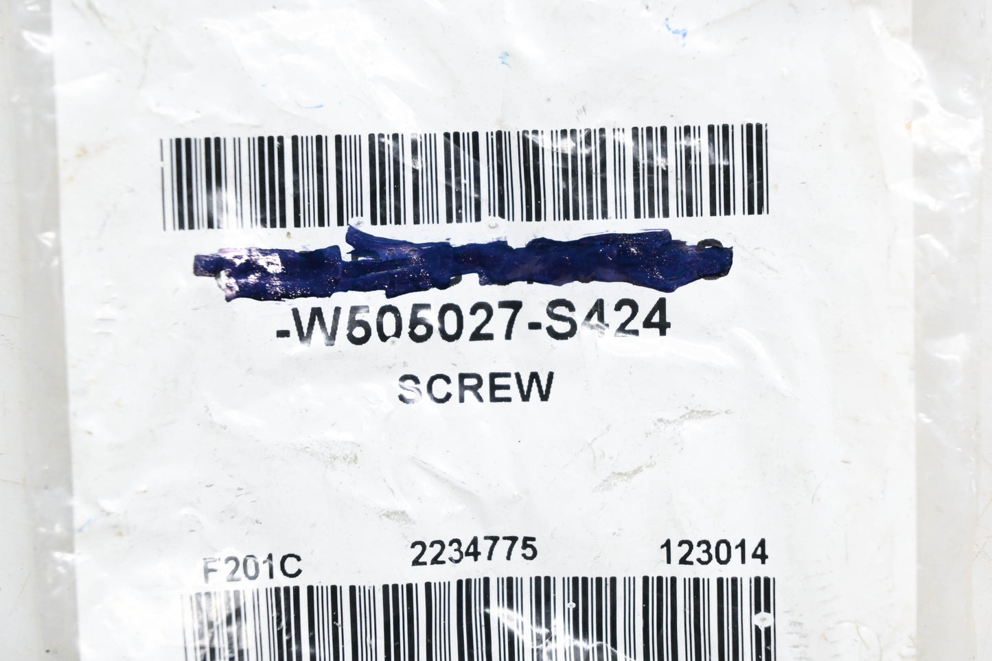 New OEM Ford W505027-S424 Rear Sill Plate Screw NOS